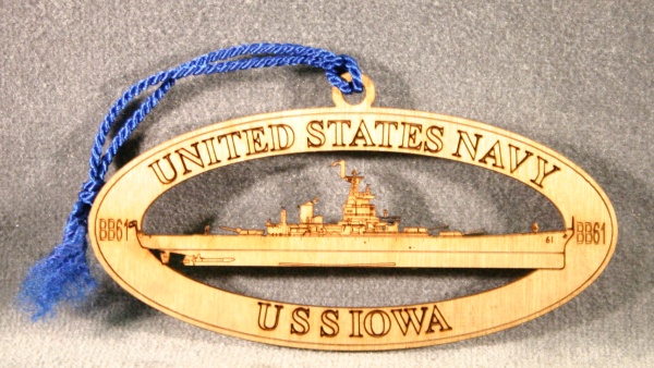USS Iowa Ornament